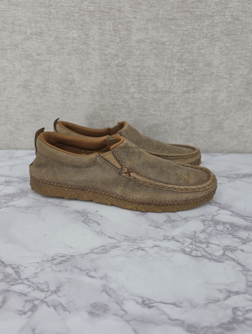 Twisted X Slip-On Driving Mocs with CellStretch for Men Shoes Loafers - Picture 3 of 10
